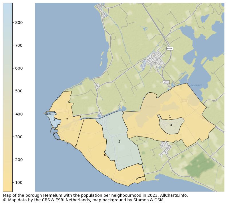 Map of the borough Hemelum with the population per neighbourhood in 2023. This page shows a lot of information about residents (such as the distribution by age groups, family composition, gender, native or Dutch with an immigration background, ...), homes (numbers, types, price development, use, type of property, ...) and more (car ownership, energy consumption, ...) based on open data from the Dutch Central Bureau of Statistics and various other sources!