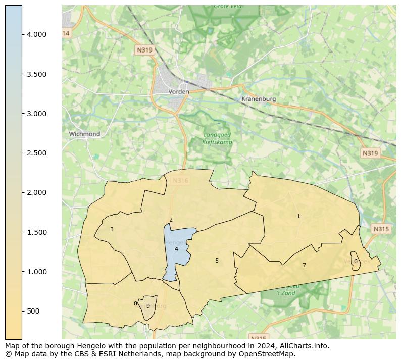 Image of the borough Hengelo at the map. This image is used as introduction to this page. This page shows a lot of information about the population in the borough Hengelo (such as the distribution by age groups of the residents, the composition of households, whether inhabitants are natives or Dutch with an immigration background, data about the houses (numbers, types, price development, use, type of property, ...) and more (car ownership, energy consumption, ...) based on open data from the Dutch Central Bureau of Statistics and various other sources!