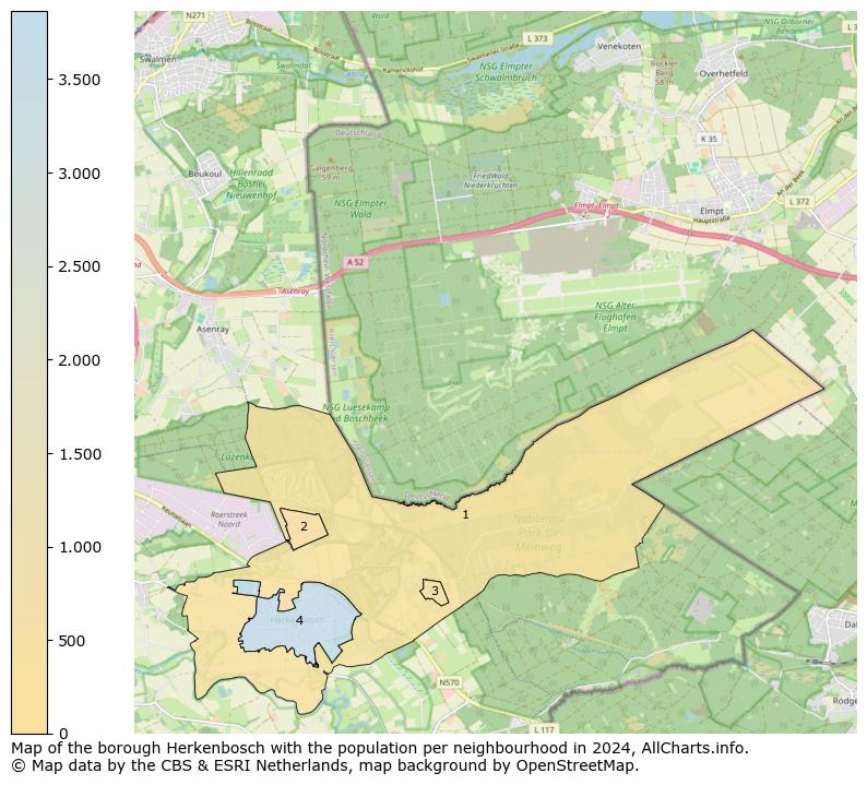 Image of the borough Herkenbosch at the map. This image is used as introduction to this page. This page shows a lot of information about the population in the borough Herkenbosch (such as the distribution by age groups of the residents, the composition of households, whether inhabitants are natives or Dutch with an immigration background, data about the houses (numbers, types, price development, use, type of property, ...) and more (car ownership, energy consumption, ...) based on open data from the Dutch Central Bureau of Statistics and various other sources!