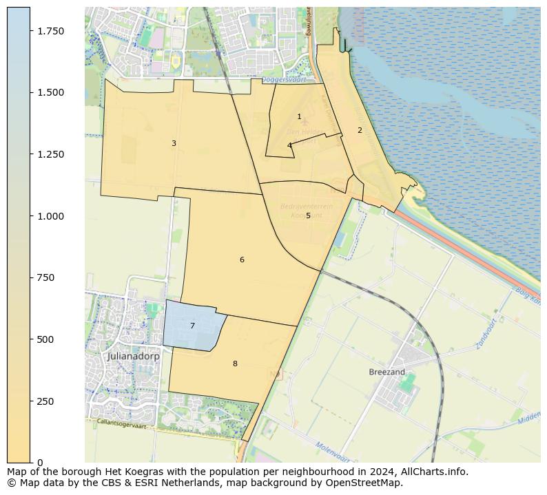 Image of the borough Het Koegras at the map. This image is used as introduction to this page. This page shows a lot of information about the population in the borough Het Koegras (such as the distribution by age groups of the residents, the composition of households, whether inhabitants are natives or Dutch with an immigration background, data about the houses (numbers, types, price development, use, type of property, ...) and more (car ownership, energy consumption, ...) based on open data from the Dutch Central Bureau of Statistics and various other sources!