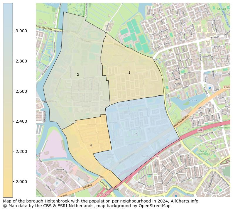 Image of the borough Holtenbroek at the map. This image is used as introduction to this page. This page shows a lot of information about the population in the borough Holtenbroek (such as the distribution by age groups of the residents, the composition of households, whether inhabitants are natives or Dutch with an immigration background, data about the houses (numbers, types, price development, use, type of property, ...) and more (car ownership, energy consumption, ...) based on open data from the Dutch Central Bureau of Statistics and various other sources!