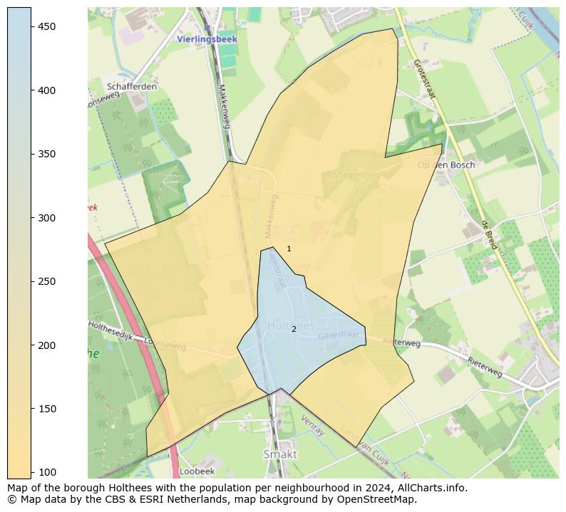 Image of the borough Holthees at the map. This image is used as introduction to this page. This page shows a lot of information about the population in the borough Holthees (such as the distribution by age groups of the residents, the composition of households, whether inhabitants are natives or Dutch with an immigration background, data about the houses (numbers, types, price development, use, type of property, ...) and more (car ownership, energy consumption, ...) based on open data from the Dutch Central Bureau of Statistics and various other sources!