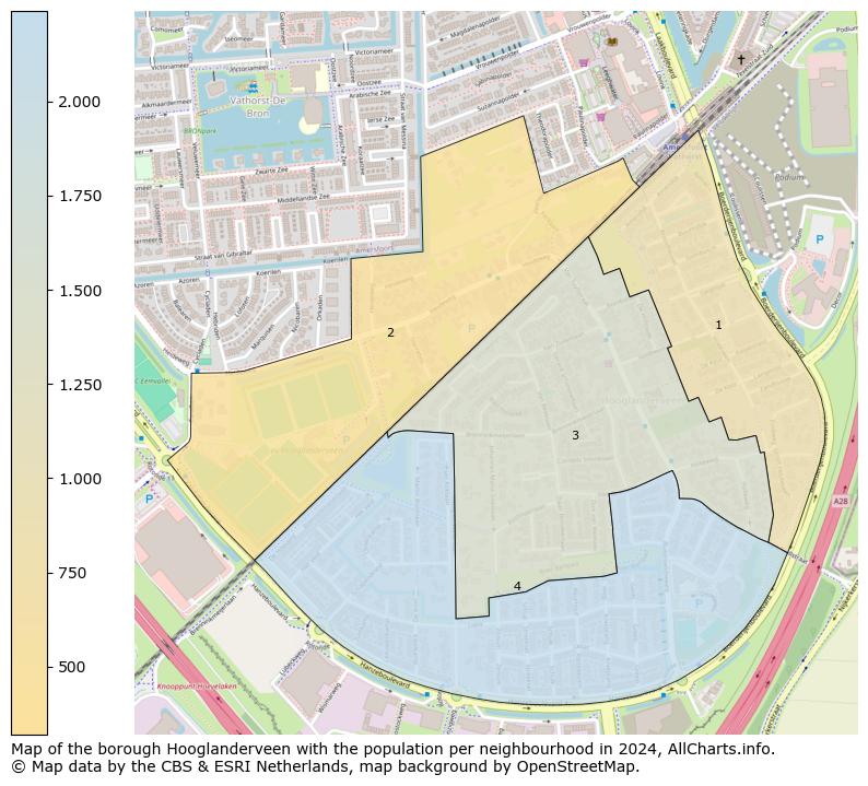 Image of the borough Hooglanderveen at the map. This image is used as introduction to this page. This page shows a lot of information about the population in the borough Hooglanderveen (such as the distribution by age groups of the residents, the composition of households, whether inhabitants are natives or Dutch with an immigration background, data about the houses (numbers, types, price development, use, type of property, ...) and more (car ownership, energy consumption, ...) based on open data from the Dutch Central Bureau of Statistics and various other sources!