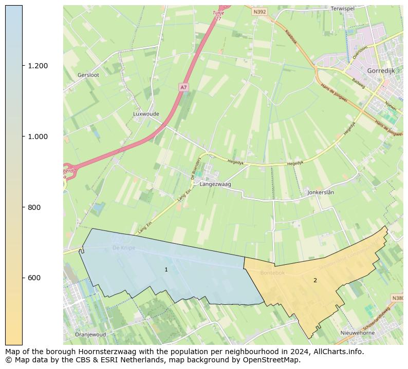 Image of the borough Hoornsterzwaag at the map. This image is used as introduction to this page. This page shows a lot of information about the population in the borough Hoornsterzwaag (such as the distribution by age groups of the residents, the composition of households, whether inhabitants are natives or Dutch with an immigration background, data about the houses (numbers, types, price development, use, type of property, ...) and more (car ownership, energy consumption, ...) based on open data from the Dutch Central Bureau of Statistics and various other sources!