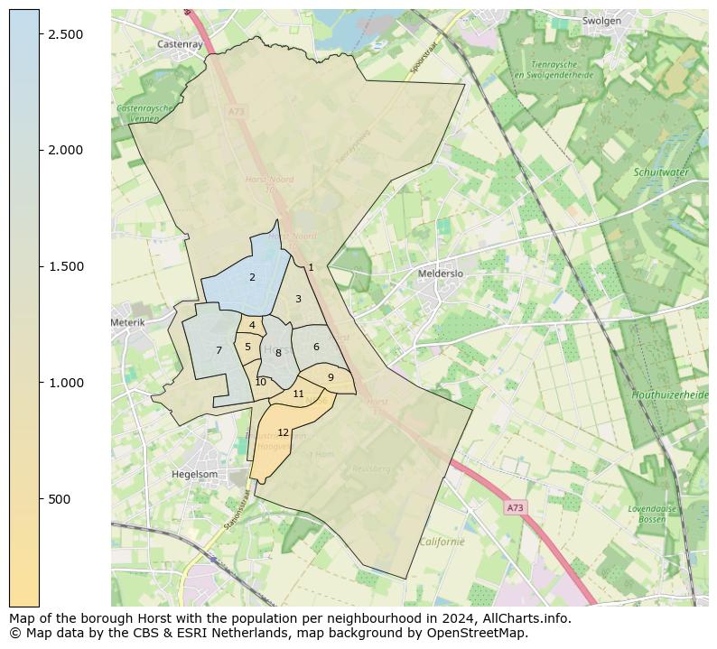 Image of the borough Horst at the map. This image is used as introduction to this page. This page shows a lot of information about the population in the borough Horst (such as the distribution by age groups of the residents, the composition of households, whether inhabitants are natives or Dutch with an immigration background, data about the houses (numbers, types, price development, use, type of property, ...) and more (car ownership, energy consumption, ...) based on open data from the Dutch Central Bureau of Statistics and various other sources!