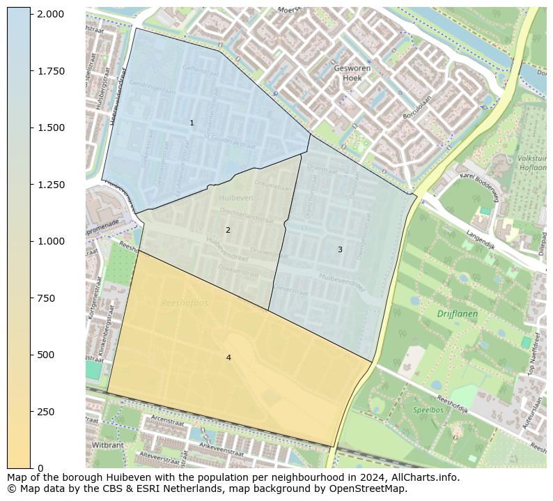 Image of the borough Huibeven at the map. This image is used as introduction to this page. This page shows a lot of information about the population in the borough Huibeven (such as the distribution by age groups of the residents, the composition of households, whether inhabitants are natives or Dutch with an immigration background, data about the houses (numbers, types, price development, use, type of property, ...) and more (car ownership, energy consumption, ...) based on open data from the Dutch Central Bureau of Statistics and various other sources!