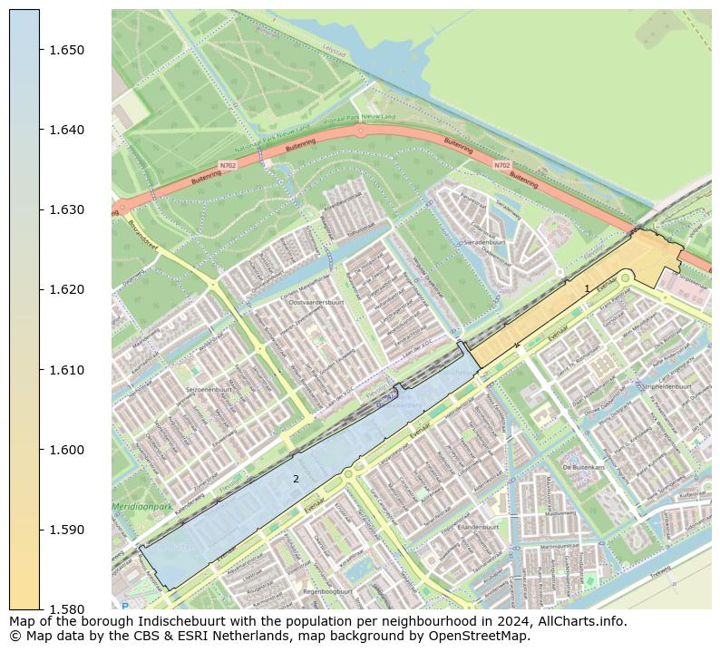 Image of the borough Indischebuurt at the map. This image is used as introduction to this page. This page shows a lot of information about the population in the borough Indischebuurt (such as the distribution by age groups of the residents, the composition of households, whether inhabitants are natives or Dutch with an immigration background, data about the houses (numbers, types, price development, use, type of property, ...) and more (car ownership, energy consumption, ...) based on open data from the Dutch Central Bureau of Statistics and various other sources!