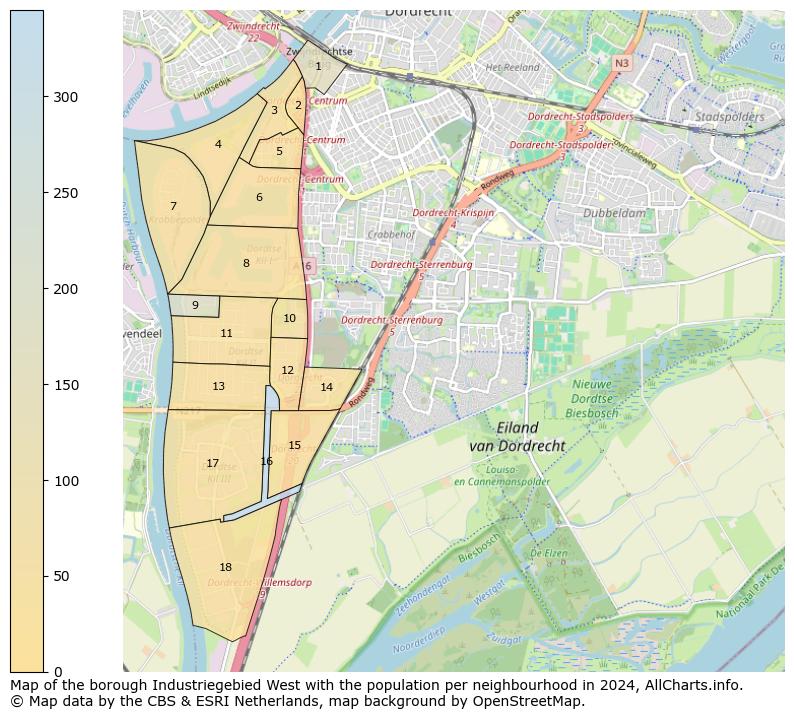 Image of the borough Industriegebied West at the map. This image is used as introduction to this page. This page shows a lot of information about the population in the borough Industriegebied West (such as the distribution by age groups of the residents, the composition of households, whether inhabitants are natives or Dutch with an immigration background, data about the houses (numbers, types, price development, use, type of property, ...) and more (car ownership, energy consumption, ...) based on open data from the Dutch Central Bureau of Statistics and various other sources!