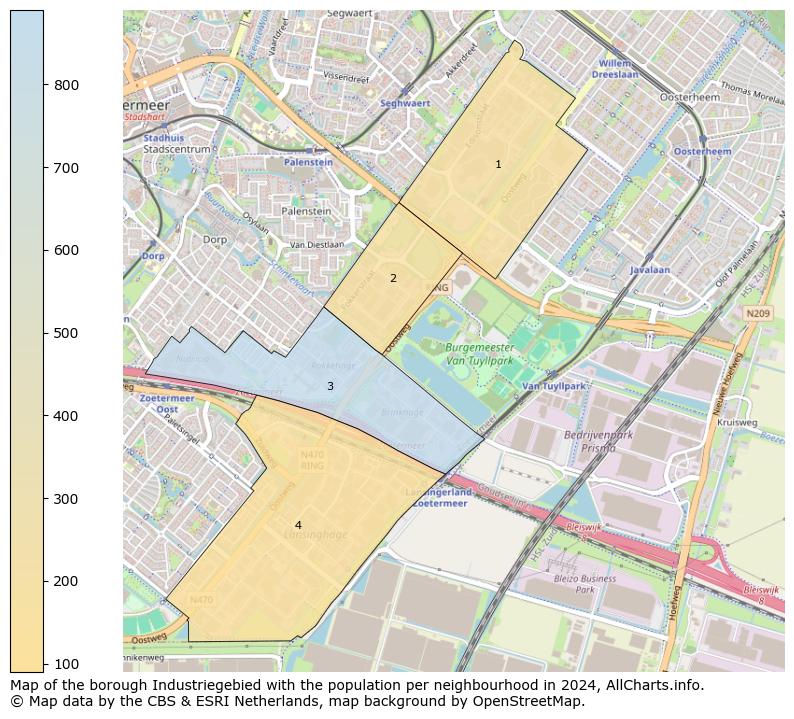 Image of the borough Industriegebied at the map. This image is used as introduction to this page. This page shows a lot of information about the population in the borough Industriegebied (such as the distribution by age groups of the residents, the composition of households, whether inhabitants are natives or Dutch with an immigration background, data about the houses (numbers, types, price development, use, type of property, ...) and more (car ownership, energy consumption, ...) based on open data from the Dutch Central Bureau of Statistics and various other sources!