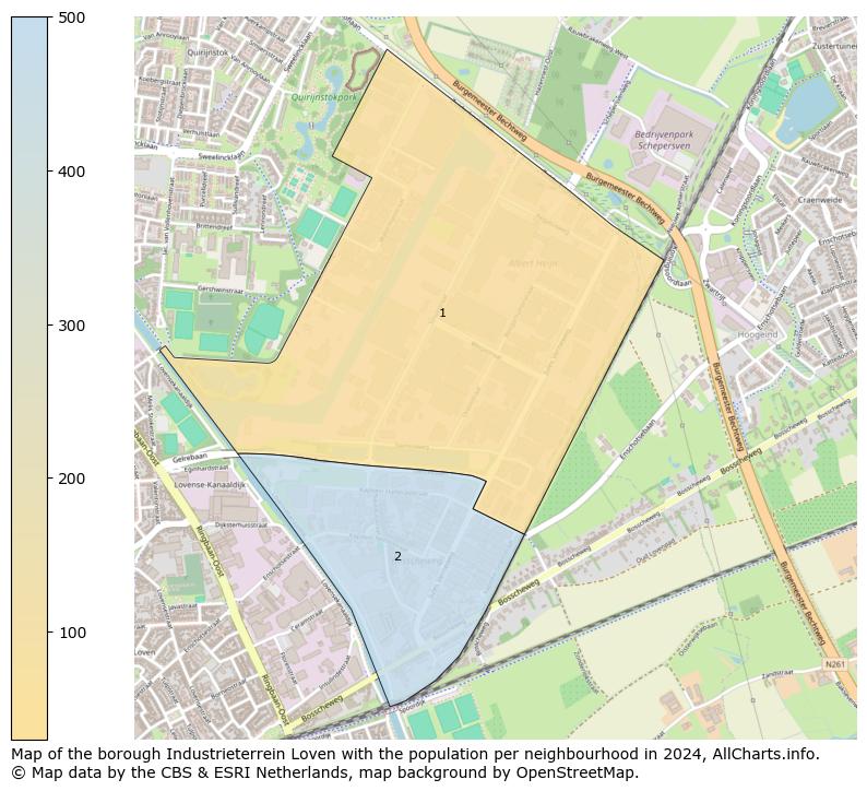 Image of the borough Industrieterrein Loven at the map. This image is used as introduction to this page. This page shows a lot of information about the population in the borough Industrieterrein Loven (such as the distribution by age groups of the residents, the composition of households, whether inhabitants are natives or Dutch with an immigration background, data about the houses (numbers, types, price development, use, type of property, ...) and more (car ownership, energy consumption, ...) based on open data from the Dutch Central Bureau of Statistics and various other sources!