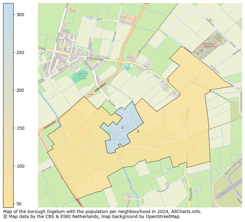 Image of the borough Ingelum at the map. This image is used as introduction to this page. This page shows a lot of information about the population in the borough Ingelum (such as the distribution by age groups of the residents, the composition of households, whether inhabitants are natives or Dutch with an immigration background, data about the houses (numbers, types, price development, use, type of property, ...) and more (car ownership, energy consumption, ...) based on open data from the Dutch Central Bureau of Statistics and various other sources!