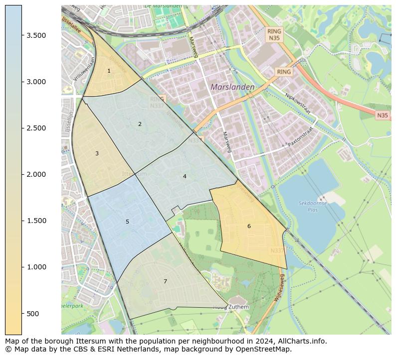 Image of the borough Ittersum at the map. This image is used as introduction to this page. This page shows a lot of information about the population in the borough Ittersum (such as the distribution by age groups of the residents, the composition of households, whether inhabitants are natives or Dutch with an immigration background, data about the houses (numbers, types, price development, use, type of property, ...) and more (car ownership, energy consumption, ...) based on open data from the Dutch Central Bureau of Statistics and various other sources!