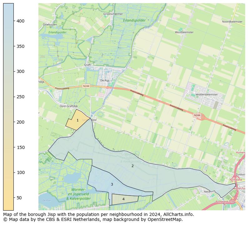 Image of the borough Jisp at the map. This image is used as introduction to this page. This page shows a lot of information about the population in the borough Jisp (such as the distribution by age groups of the residents, the composition of households, whether inhabitants are natives or Dutch with an immigration background, data about the houses (numbers, types, price development, use, type of property, ...) and more (car ownership, energy consumption, ...) based on open data from the Dutch Central Bureau of Statistics and various other sources!