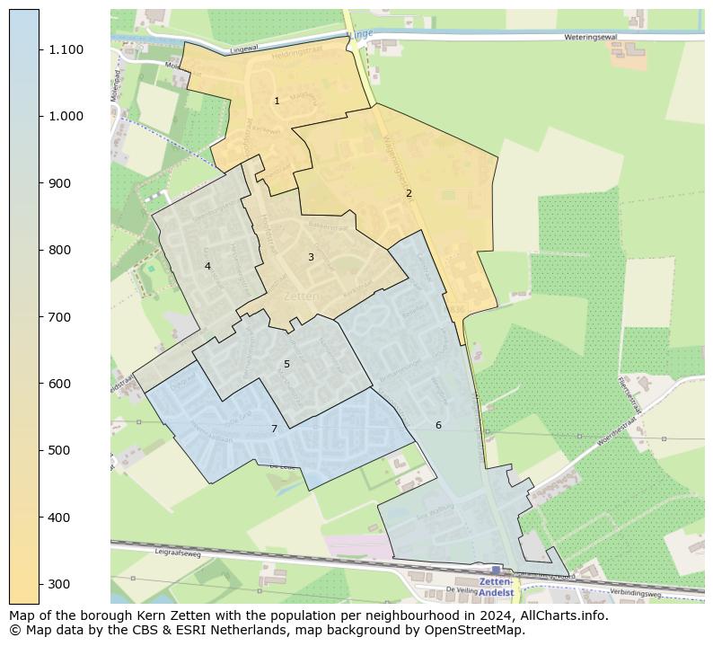 Image of the borough Kern Zetten at the map. This image is used as introduction to this page. This page shows a lot of information about the population in the borough Kern Zetten (such as the distribution by age groups of the residents, the composition of households, whether inhabitants are natives or Dutch with an immigration background, data about the houses (numbers, types, price development, use, type of property, ...) and more (car ownership, energy consumption, ...) based on open data from the Dutch Central Bureau of Statistics and various other sources!