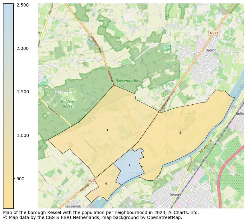 Image of the borough Kessel at the map. This image is used as introduction to this page. This page shows a lot of information about the population in the borough Kessel (such as the distribution by age groups of the residents, the composition of households, whether inhabitants are natives or Dutch with an immigration background, data about the houses (numbers, types, price development, use, type of property, ...) and more (car ownership, energy consumption, ...) based on open data from the Dutch Central Bureau of Statistics and various other sources!