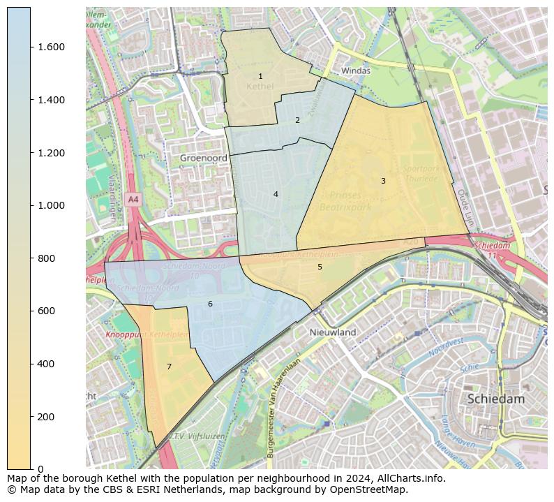 Image of the borough Kethel at the map. This image is used as introduction to this page. This page shows a lot of information about the population in the borough Kethel (such as the distribution by age groups of the residents, the composition of households, whether inhabitants are natives or Dutch with an immigration background, data about the houses (numbers, types, price development, use, type of property, ...) and more (car ownership, energy consumption, ...) based on open data from the Dutch Central Bureau of Statistics and various other sources!