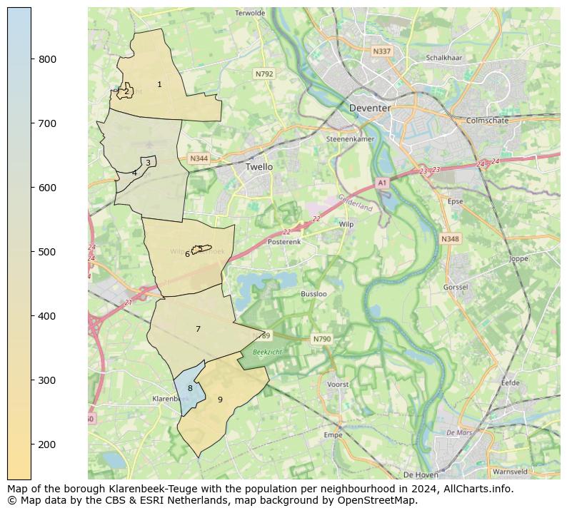 Image of the borough Klarenbeek-Teuge at the map. This image is used as introduction to this page. This page shows a lot of information about the population in the borough Klarenbeek-Teuge (such as the distribution by age groups of the residents, the composition of households, whether inhabitants are natives or Dutch with an immigration background, data about the houses (numbers, types, price development, use, type of property, ...) and more (car ownership, energy consumption, ...) based on open data from the Dutch Central Bureau of Statistics and various other sources!