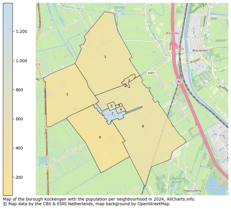 Image of the borough Kockengen at the map. This image is used as introduction to this page. This page shows a lot of information about the population in the borough Kockengen (such as the distribution by age groups of the residents, the composition of households, whether inhabitants are natives or Dutch with an immigration background, data about the houses (numbers, types, price development, use, type of property, ...) and more (car ownership, energy consumption, ...) based on open data from the Dutch Central Bureau of Statistics and various other sources!