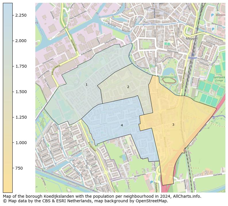 Image of the borough Koedijkslanden at the map. This image is used as introduction to this page. This page shows a lot of information about the population in the borough Koedijkslanden (such as the distribution by age groups of the residents, the composition of households, whether inhabitants are natives or Dutch with an immigration background, data about the houses (numbers, types, price development, use, type of property, ...) and more (car ownership, energy consumption, ...) based on open data from the Dutch Central Bureau of Statistics and various other sources!