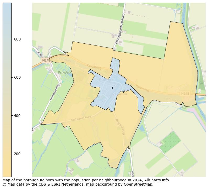 Image of the borough Kolhorn at the map. This image is used as introduction to this page. This page shows a lot of information about the population in the borough Kolhorn (such as the distribution by age groups of the residents, the composition of households, whether inhabitants are natives or Dutch with an immigration background, data about the houses (numbers, types, price development, use, type of property, ...) and more (car ownership, energy consumption, ...) based on open data from the Dutch Central Bureau of Statistics and various other sources!