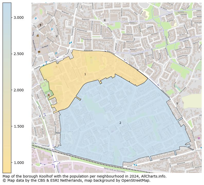 Image of the borough Koolhof at the map. This image is used as introduction to this page. This page shows a lot of information about the population in the borough Koolhof (such as the distribution by age groups of the residents, the composition of households, whether inhabitants are natives or Dutch with an immigration background, data about the houses (numbers, types, price development, use, type of property, ...) and more (car ownership, energy consumption, ...) based on open data from the Dutch Central Bureau of Statistics and various other sources!