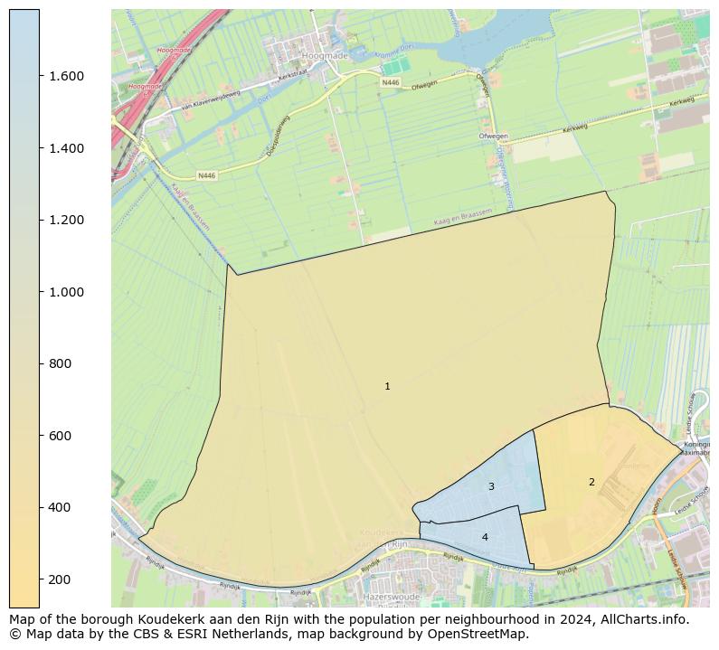 Image of the borough Koudekerk aan den Rijn at the map. This image is used as introduction to this page. This page shows a lot of information about the population in the borough Koudekerk aan den Rijn (such as the distribution by age groups of the residents, the composition of households, whether inhabitants are natives or Dutch with an immigration background, data about the houses (numbers, types, price development, use, type of property, ...) and more (car ownership, energy consumption, ...) based on open data from the Dutch Central Bureau of Statistics and various other sources!