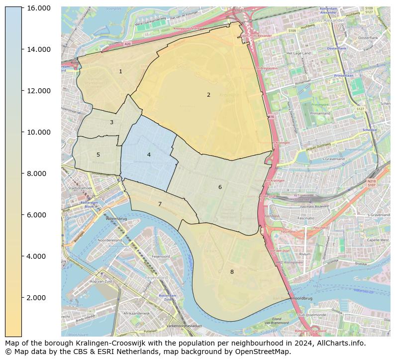 Image of the borough Kralingen-Crooswijk at the map. This image is used as introduction to this page. This page shows a lot of information about the population in the borough Kralingen-Crooswijk (such as the distribution by age groups of the residents, the composition of households, whether inhabitants are natives or Dutch with an immigration background, data about the houses (numbers, types, price development, use, type of property, ...) and more (car ownership, energy consumption, ...) based on open data from the Dutch Central Bureau of Statistics and various other sources!