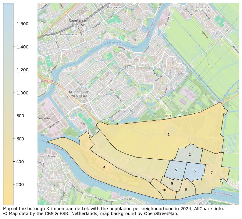 Image of the borough Krimpen aan de Lek at the map. This image is used as introduction to this page. This page shows a lot of information about the population in the borough Krimpen aan de Lek (such as the distribution by age groups of the residents, the composition of households, whether inhabitants are natives or Dutch with an immigration background, data about the houses (numbers, types, price development, use, type of property, ...) and more (car ownership, energy consumption, ...) based on open data from the Dutch Central Bureau of Statistics and various other sources!