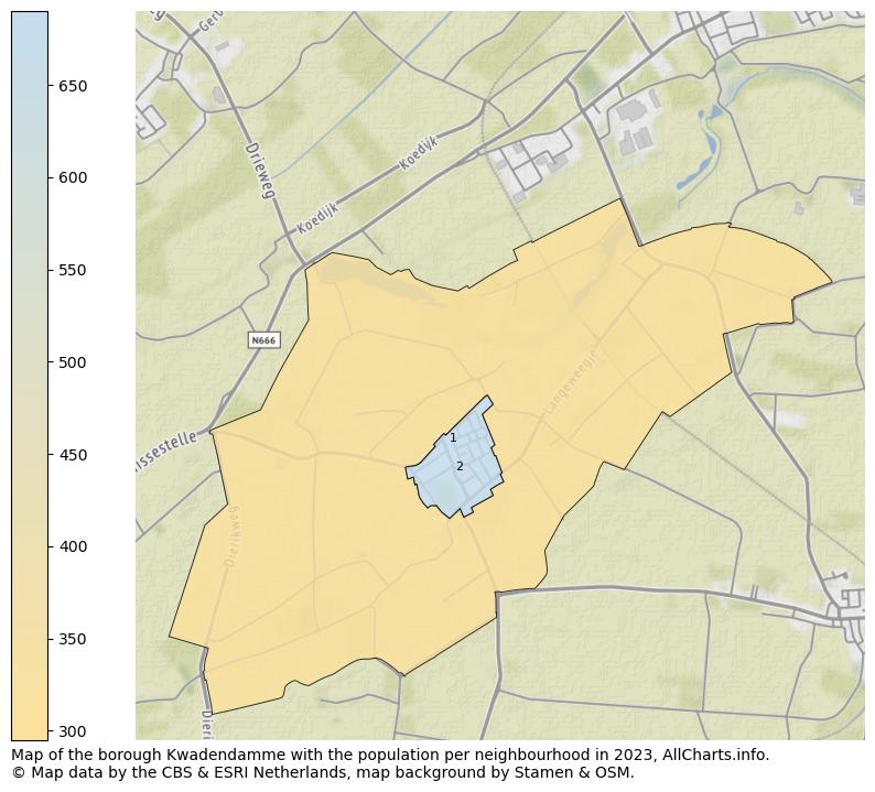 Map of the borough Kwadendamme with the population per neighbourhood in 2023. This page shows a lot of information about residents (such as the distribution by age groups, family composition, gender, native or Dutch with an immigration background, ...), homes (numbers, types, price development, use, type of property, ...) and more (car ownership, energy consumption, ...) based on open data from the Dutch Central Bureau of Statistics and various other sources!