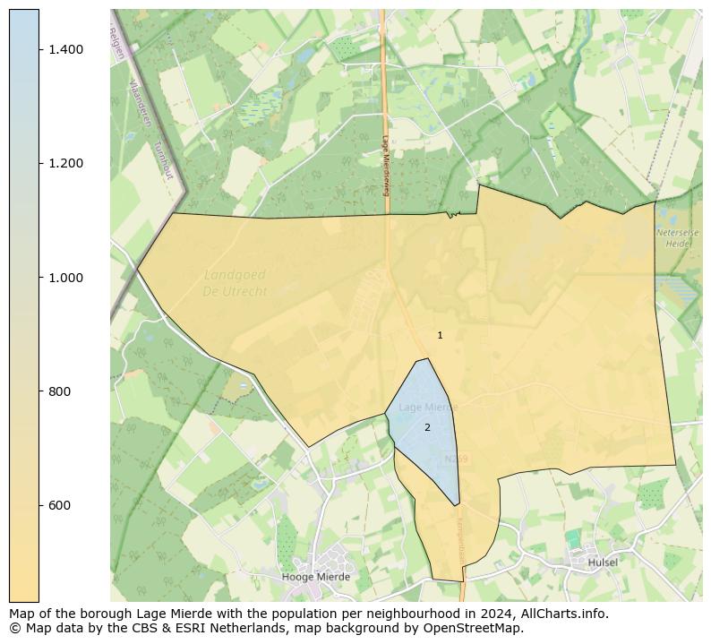 Image of the borough Lage Mierde at the map. This image is used as introduction to this page. This page shows a lot of information about the population in the borough Lage Mierde (such as the distribution by age groups of the residents, the composition of households, whether inhabitants are natives or Dutch with an immigration background, data about the houses (numbers, types, price development, use, type of property, ...) and more (car ownership, energy consumption, ...) based on open data from the Dutch Central Bureau of Statistics and various other sources!