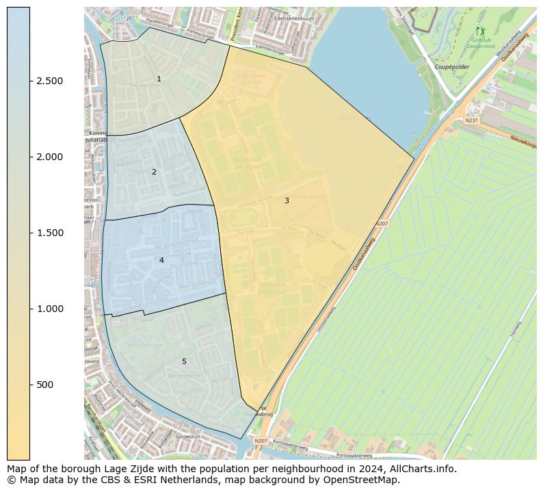 Image of the borough Lage Zijde at the map. This image is used as introduction to this page. This page shows a lot of information about the population in the borough Lage Zijde (such as the distribution by age groups of the residents, the composition of households, whether inhabitants are natives or Dutch with an immigration background, data about the houses (numbers, types, price development, use, type of property, ...) and more (car ownership, energy consumption, ...) based on open data from the Dutch Central Bureau of Statistics and various other sources!