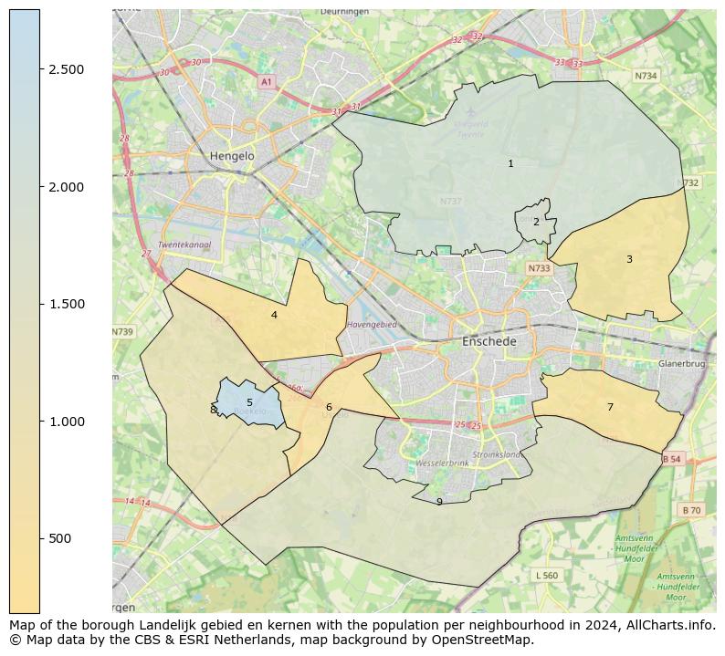 Image of the borough Landelijk gebied en kernen at the map. This image is used as introduction to this page. This page shows a lot of information about the population in the borough Landelijk gebied en kernen (such as the distribution by age groups of the residents, the composition of households, whether inhabitants are natives or Dutch with an immigration background, data about the houses (numbers, types, price development, use, type of property, ...) and more (car ownership, energy consumption, ...) based on open data from the Dutch Central Bureau of Statistics and various other sources!