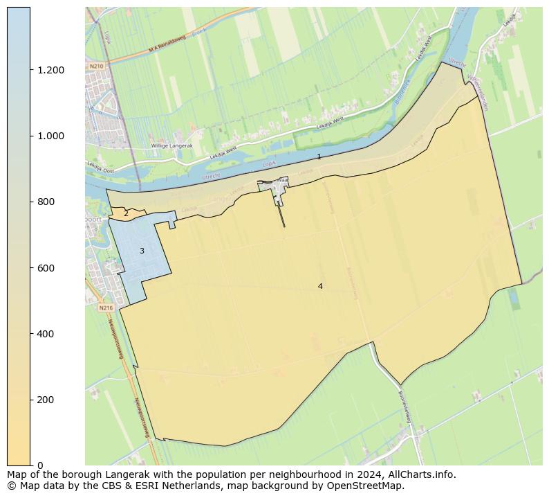 Image of the borough Langerak at the map. This image is used as introduction to this page. This page shows a lot of information about the population in the borough Langerak (such as the distribution by age groups of the residents, the composition of households, whether inhabitants are natives or Dutch with an immigration background, data about the houses (numbers, types, price development, use, type of property, ...) and more (car ownership, energy consumption, ...) based on open data from the Dutch Central Bureau of Statistics and various other sources!