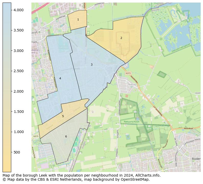 Image of the borough Leek at the map. This image is used as introduction to this page. This page shows a lot of information about the population in the borough Leek (such as the distribution by age groups of the residents, the composition of households, whether inhabitants are natives or Dutch with an immigration background, data about the houses (numbers, types, price development, use, type of property, ...) and more (car ownership, energy consumption, ...) based on open data from the Dutch Central Bureau of Statistics and various other sources!