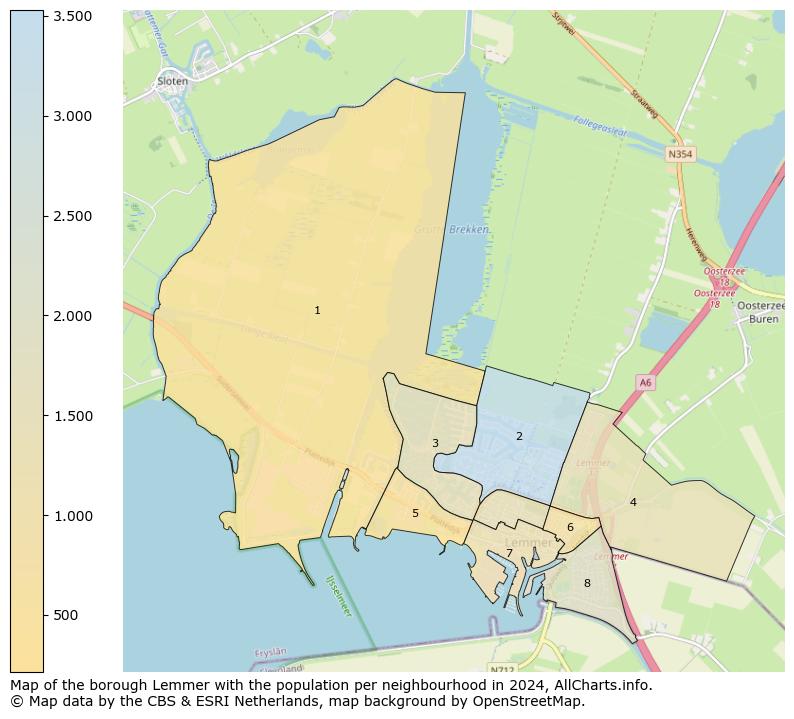 Image of the borough Lemmer at the map. This image is used as introduction to this page. This page shows a lot of information about the population in the borough Lemmer (such as the distribution by age groups of the residents, the composition of households, whether inhabitants are natives or Dutch with an immigration background, data about the houses (numbers, types, price development, use, type of property, ...) and more (car ownership, energy consumption, ...) based on open data from the Dutch Central Bureau of Statistics and various other sources!