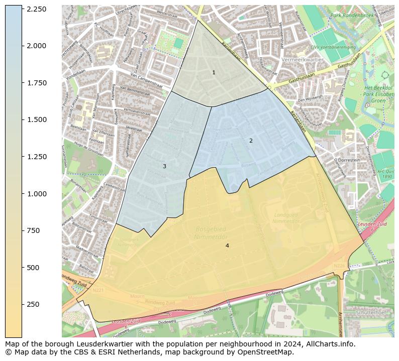 Image of the borough Leusderkwartier at the map. This image is used as introduction to this page. This page shows a lot of information about the population in the borough Leusderkwartier (such as the distribution by age groups of the residents, the composition of households, whether inhabitants are natives or Dutch with an immigration background, data about the houses (numbers, types, price development, use, type of property, ...) and more (car ownership, energy consumption, ...) based on open data from the Dutch Central Bureau of Statistics and various other sources!