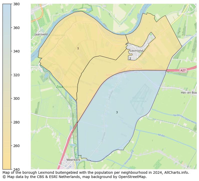 Image of the borough Lexmond buitengebied at the map. This image is used as introduction to this page. This page shows a lot of information about the population in the borough Lexmond buitengebied (such as the distribution by age groups of the residents, the composition of households, whether inhabitants are natives or Dutch with an immigration background, data about the houses (numbers, types, price development, use, type of property, ...) and more (car ownership, energy consumption, ...) based on open data from the Dutch Central Bureau of Statistics and various other sources!