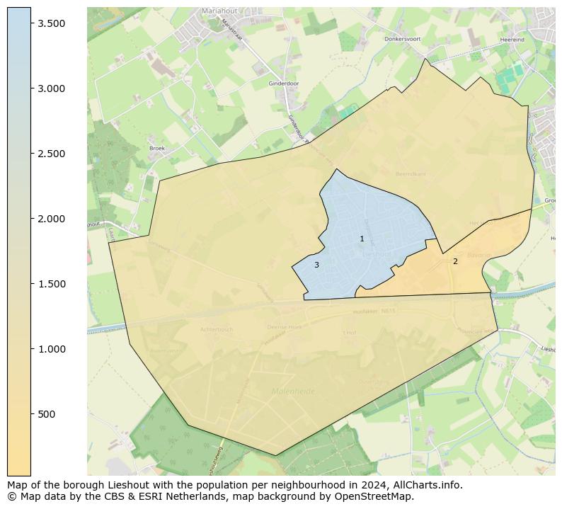 Image of the borough Lieshout at the map. This image is used as introduction to this page. This page shows a lot of information about the population in the borough Lieshout (such as the distribution by age groups of the residents, the composition of households, whether inhabitants are natives or Dutch with an immigration background, data about the houses (numbers, types, price development, use, type of property, ...) and more (car ownership, energy consumption, ...) based on open data from the Dutch Central Bureau of Statistics and various other sources!