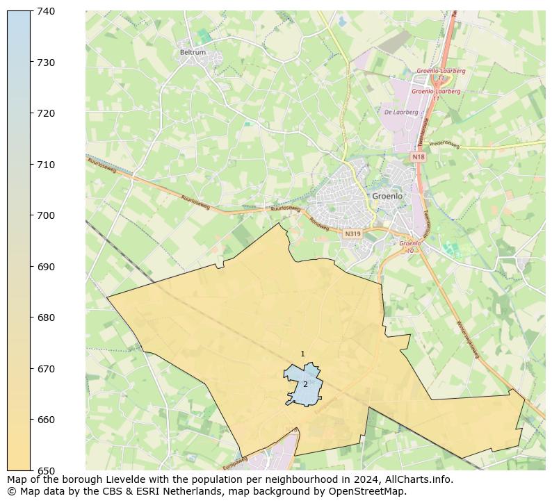 Image of the borough Lievelde at the map. This image is used as introduction to this page. This page shows a lot of information about the population in the borough Lievelde (such as the distribution by age groups of the residents, the composition of households, whether inhabitants are natives or Dutch with an immigration background, data about the houses (numbers, types, price development, use, type of property, ...) and more (car ownership, energy consumption, ...) based on open data from the Dutch Central Bureau of Statistics and various other sources!