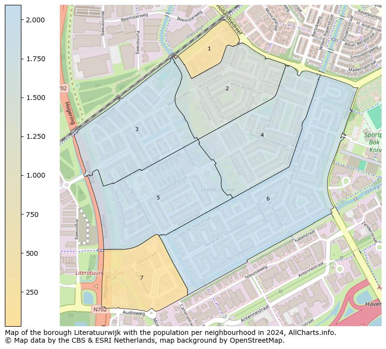 Image of the borough Literatuurwijk at the map. This image is used as introduction to this page. This page shows a lot of information about the population in the borough Literatuurwijk (such as the distribution by age groups of the residents, the composition of households, whether inhabitants are natives or Dutch with an immigration background, data about the houses (numbers, types, price development, use, type of property, ...) and more (car ownership, energy consumption, ...) based on open data from the Dutch Central Bureau of Statistics and various other sources!