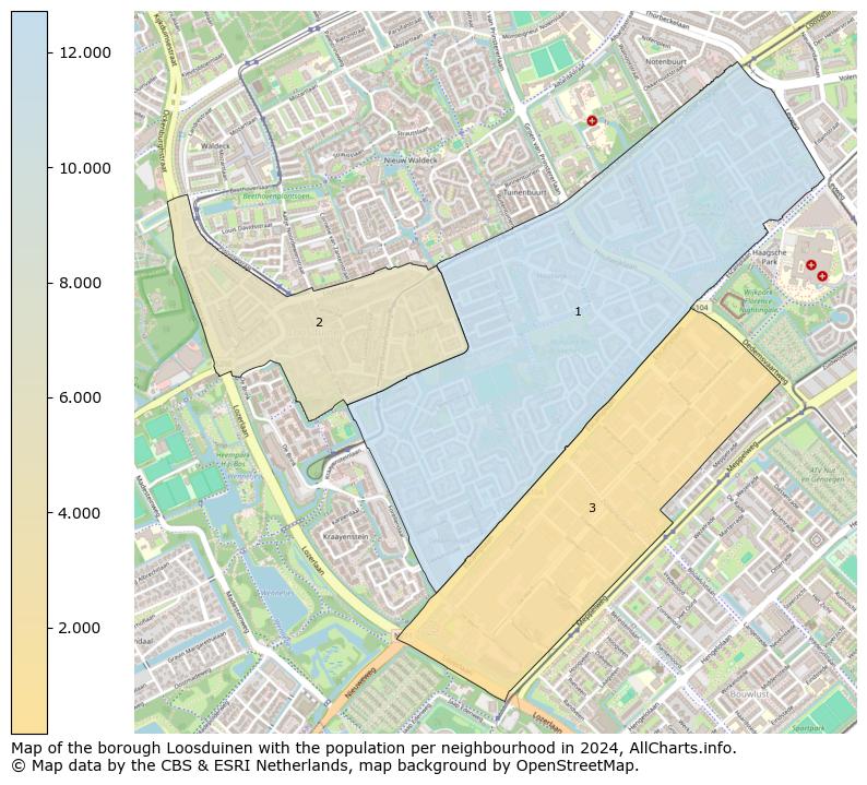 Image of the borough Loosduinen at the map. This image is used as introduction to this page. This page shows a lot of information about the population in the borough Loosduinen (such as the distribution by age groups of the residents, the composition of households, whether inhabitants are natives or Dutch with an immigration background, data about the houses (numbers, types, price development, use, type of property, ...) and more (car ownership, energy consumption, ...) based on open data from the Dutch Central Bureau of Statistics and various other sources!