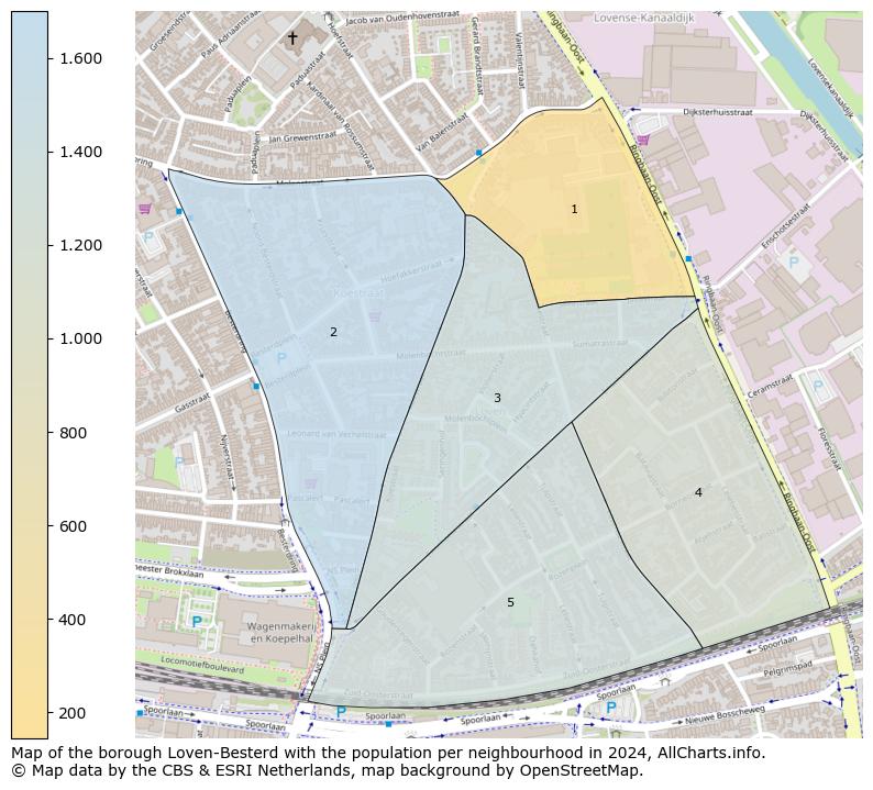 Image of the borough Loven-Besterd at the map. This image is used as introduction to this page. This page shows a lot of information about the population in the borough Loven-Besterd (such as the distribution by age groups of the residents, the composition of households, whether inhabitants are natives or Dutch with an immigration background, data about the houses (numbers, types, price development, use, type of property, ...) and more (car ownership, energy consumption, ...) based on open data from the Dutch Central Bureau of Statistics and various other sources!