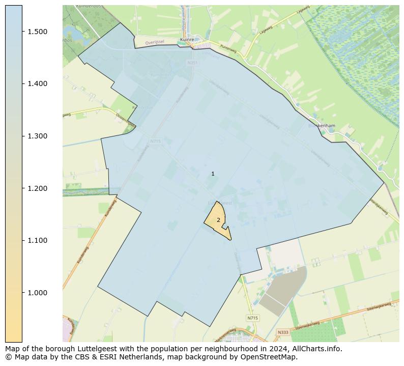 Image of the borough Luttelgeest at the map. This image is used as introduction to this page. This page shows a lot of information about the population in the borough Luttelgeest (such as the distribution by age groups of the residents, the composition of households, whether inhabitants are natives or Dutch with an immigration background, data about the houses (numbers, types, price development, use, type of property, ...) and more (car ownership, energy consumption, ...) based on open data from the Dutch Central Bureau of Statistics and various other sources!