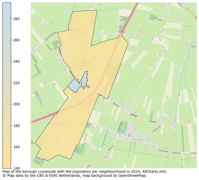 Image of the borough Luxwoude at the map. This image is used as introduction to this page. This page shows a lot of information about the population in the borough Luxwoude (such as the distribution by age groups of the residents, the composition of households, whether inhabitants are natives or Dutch with an immigration background, data about the houses (numbers, types, price development, use, type of property, ...) and more (car ownership, energy consumption, ...) based on open data from the Dutch Central Bureau of Statistics and various other sources!