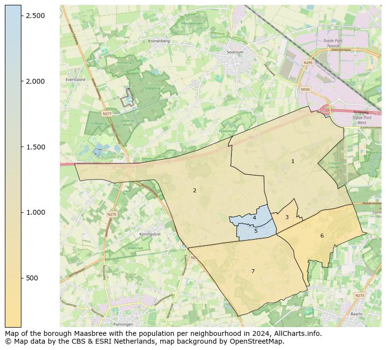 Image of the borough Maasbree at the map. This image is used as introduction to this page. This page shows a lot of information about the population in the borough Maasbree (such as the distribution by age groups of the residents, the composition of households, whether inhabitants are natives or Dutch with an immigration background, data about the houses (numbers, types, price development, use, type of property, ...) and more (car ownership, energy consumption, ...) based on open data from the Dutch Central Bureau of Statistics and various other sources!