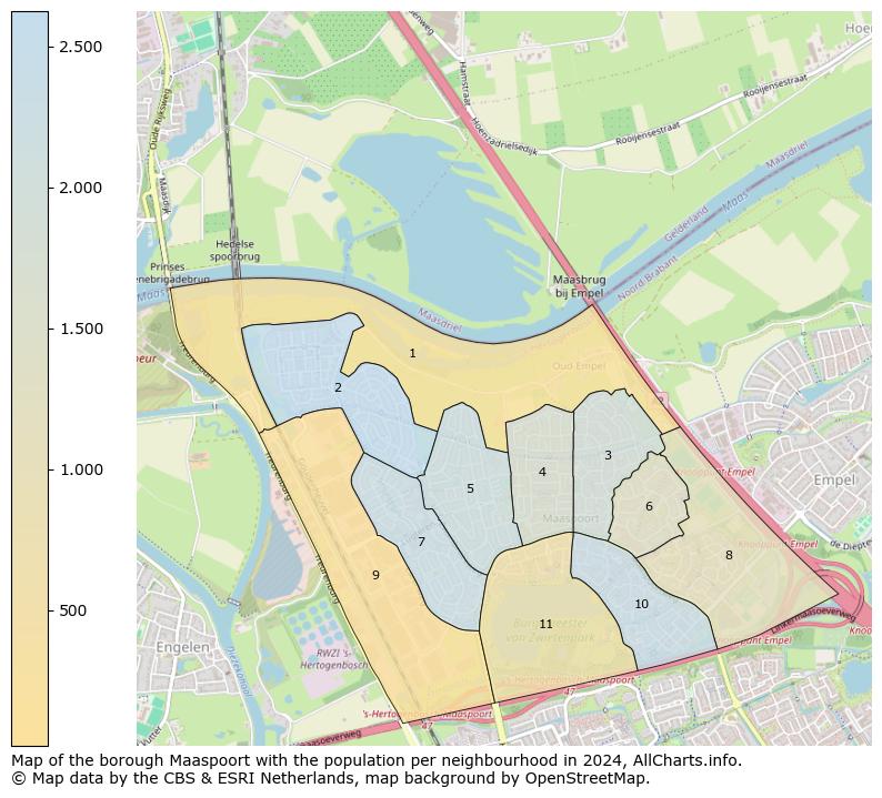 Image of the borough Maaspoort at the map. This image is used as introduction to this page. This page shows a lot of information about the population in the borough Maaspoort (such as the distribution by age groups of the residents, the composition of households, whether inhabitants are natives or Dutch with an immigration background, data about the houses (numbers, types, price development, use, type of property, ...) and more (car ownership, energy consumption, ...) based on open data from the Dutch Central Bureau of Statistics and various other sources!