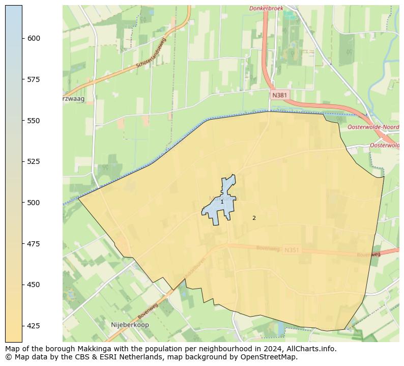 Image of the borough Makkinga at the map. This image is used as introduction to this page. This page shows a lot of information about the population in the borough Makkinga (such as the distribution by age groups of the residents, the composition of households, whether inhabitants are natives or Dutch with an immigration background, data about the houses (numbers, types, price development, use, type of property, ...) and more (car ownership, energy consumption, ...) based on open data from the Dutch Central Bureau of Statistics and various other sources!