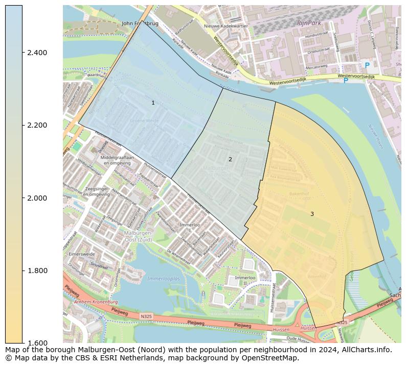 Image of the borough Malburgen-Oost (Noord) at the map. This image is used as introduction to this page. This page shows a lot of information about the population in the borough Malburgen-Oost (Noord) (such as the distribution by age groups of the residents, the composition of households, whether inhabitants are natives or Dutch with an immigration background, data about the houses (numbers, types, price development, use, type of property, ...) and more (car ownership, energy consumption, ...) based on open data from the Dutch Central Bureau of Statistics and various other sources!