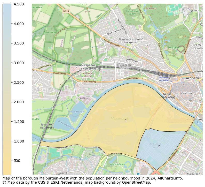 Image of the borough Malburgen-West at the map. This image is used as introduction to this page. This page shows a lot of information about the population in the borough Malburgen-West (such as the distribution by age groups of the residents, the composition of households, whether inhabitants are natives or Dutch with an immigration background, data about the houses (numbers, types, price development, use, type of property, ...) and more (car ownership, energy consumption, ...) based on open data from the Dutch Central Bureau of Statistics and various other sources!