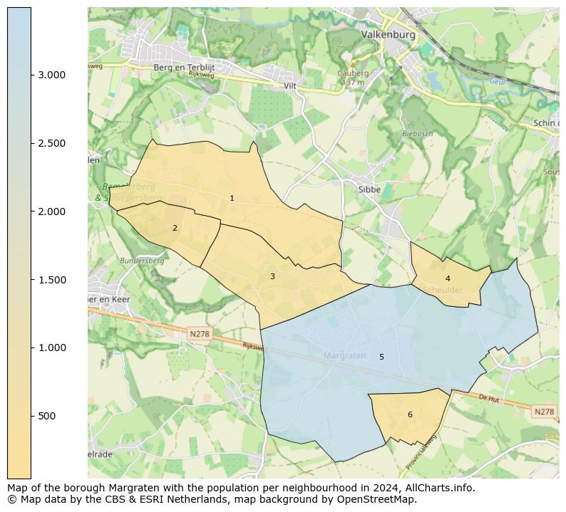 Image of the borough Margraten at the map. This image is used as introduction to this page. This page shows a lot of information about the population in the borough Margraten (such as the distribution by age groups of the residents, the composition of households, whether inhabitants are natives or Dutch with an immigration background, data about the houses (numbers, types, price development, use, type of property, ...) and more (car ownership, energy consumption, ...) based on open data from the Dutch Central Bureau of Statistics and various other sources!